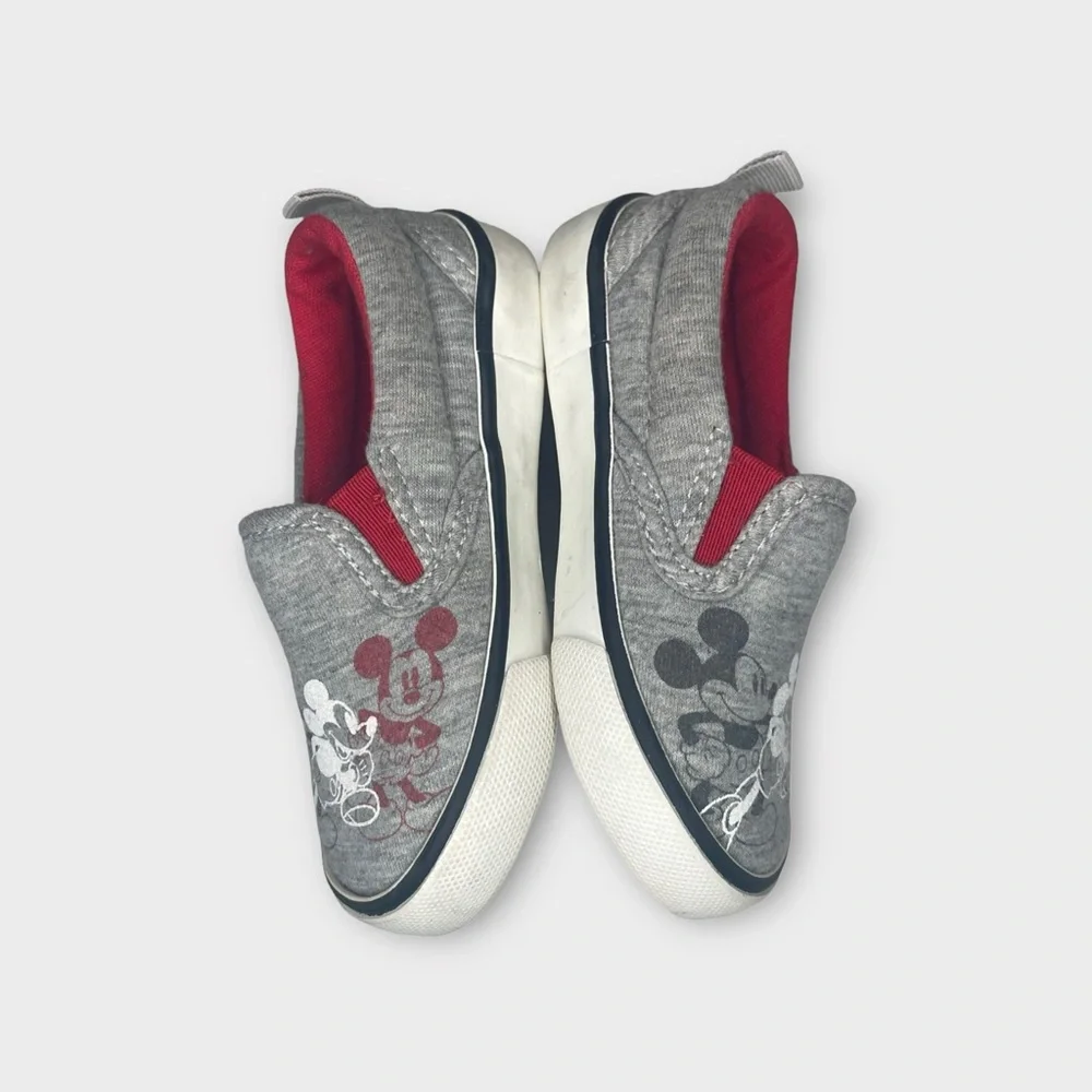Gap x Disney Mickey Mouse Gray Slip On Shoes